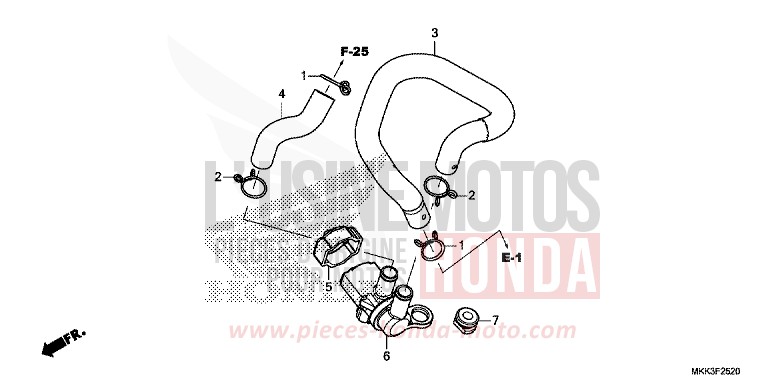 LUFTEINBLASMAGNETVENTIL von Africa Twin CANDY CHROMOSPHERE RED (R381) von 2018